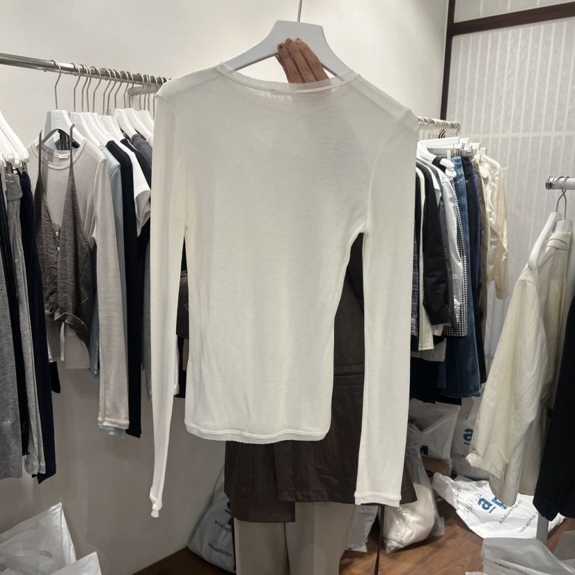 UNDERSTANDING韓國直郵女士新款26春夏推薦休閑人氣長袖T恤UNDERSTANDING長袖T恤