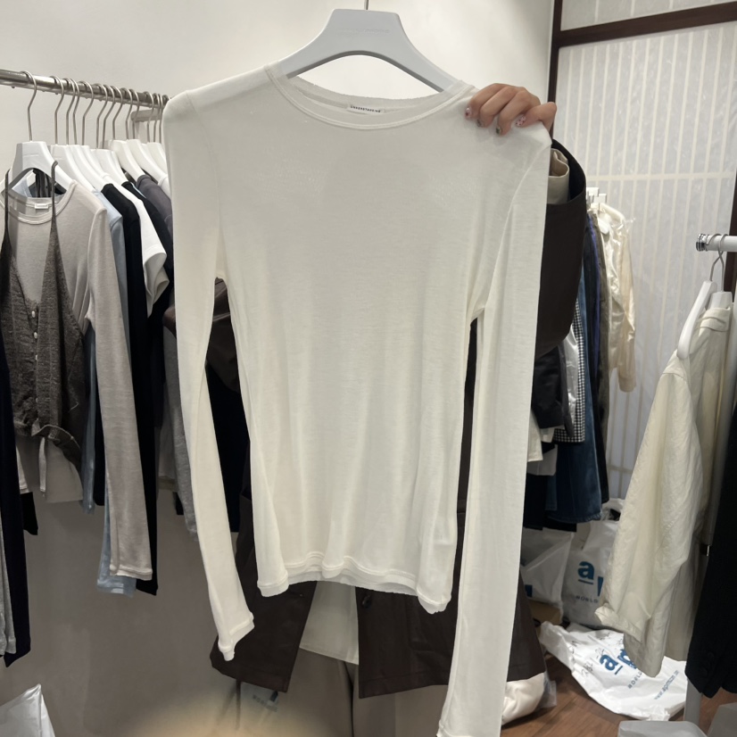 UNDERSTANDING韓國直郵女士新款26春夏推薦休閑人氣長袖T恤UNDERSTANDING長袖T恤圖色1