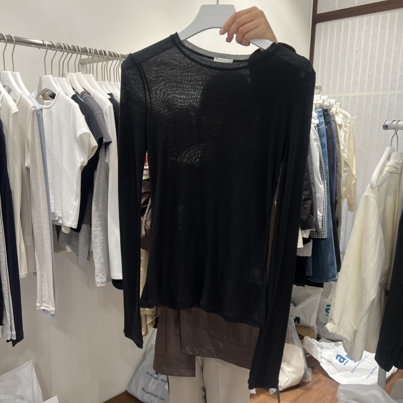 UNDERSTANDING韓國直郵女士新款26春夏推薦休閑人氣長袖T恤UNDERSTANDING長袖T恤圖色4