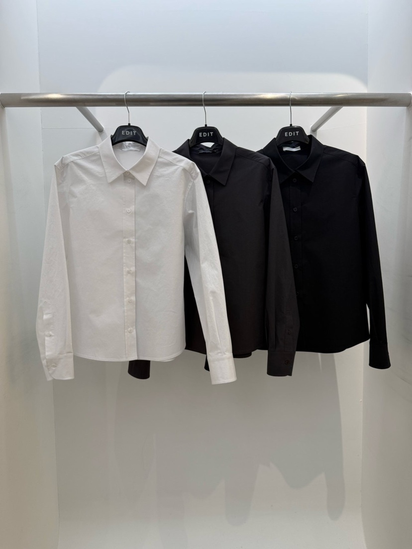 EDIT韓國代購女裝新款26春夏人氣休閑職業時尚襯衫蕾絲衫EDIT襯衫/蕾絲衫