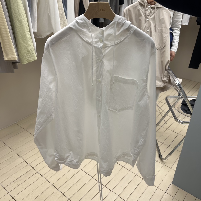 THEPLAN韓國東大門直郵女裝新款人氣職業26春夏襯衫蕾絲衫THE PLAN襯衫/蕾絲衫圖色1