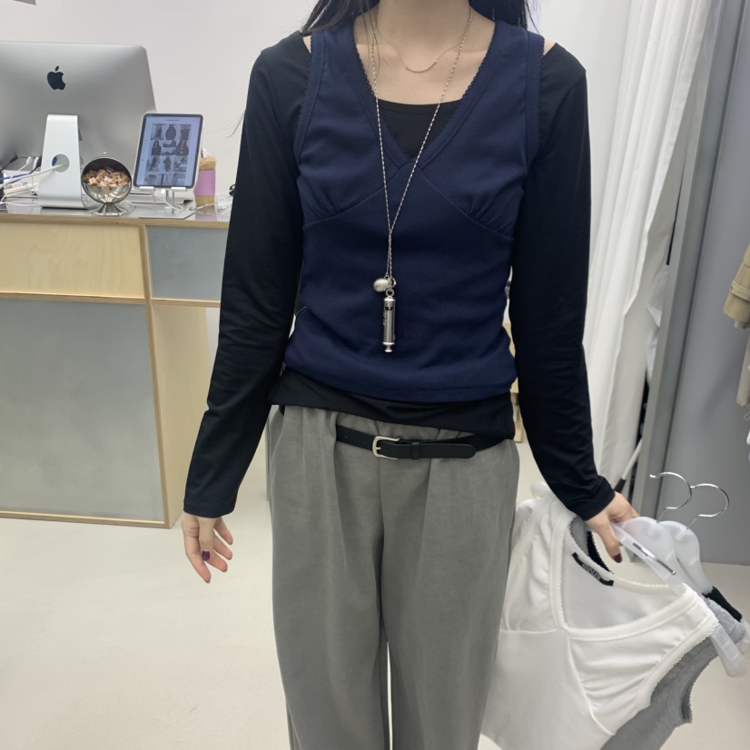 STAINLESS韓國東大門代購女士新品熱賣人氣吊帶背心不含內搭STAINLESS吊帶/背心圖色3