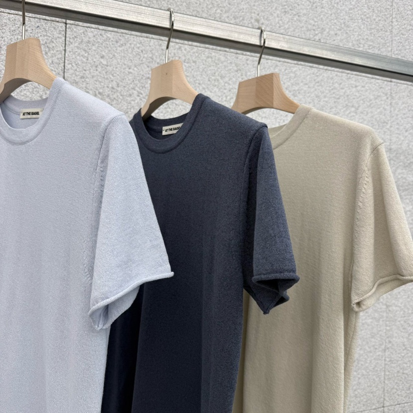 AT THE BAGEL韓國直郵實拍女裝新品職業26春夏熱賣針織衫AT THE BAGEL針織衫