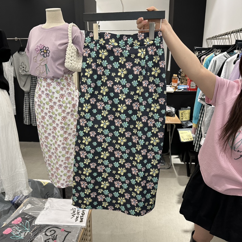 A.CES韓國東大門直郵女裝新品人氣26春夏職業熱賣休閑長裙A.CES長裙圖色2