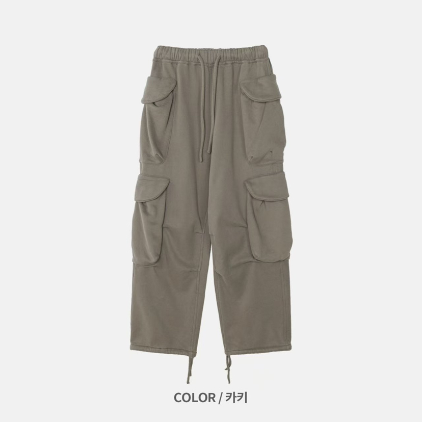 MOSCO韓國直郵女士新款職業休閑時尚推薦休閑褲男女同款口袋MOSCO休閑褲圖色1