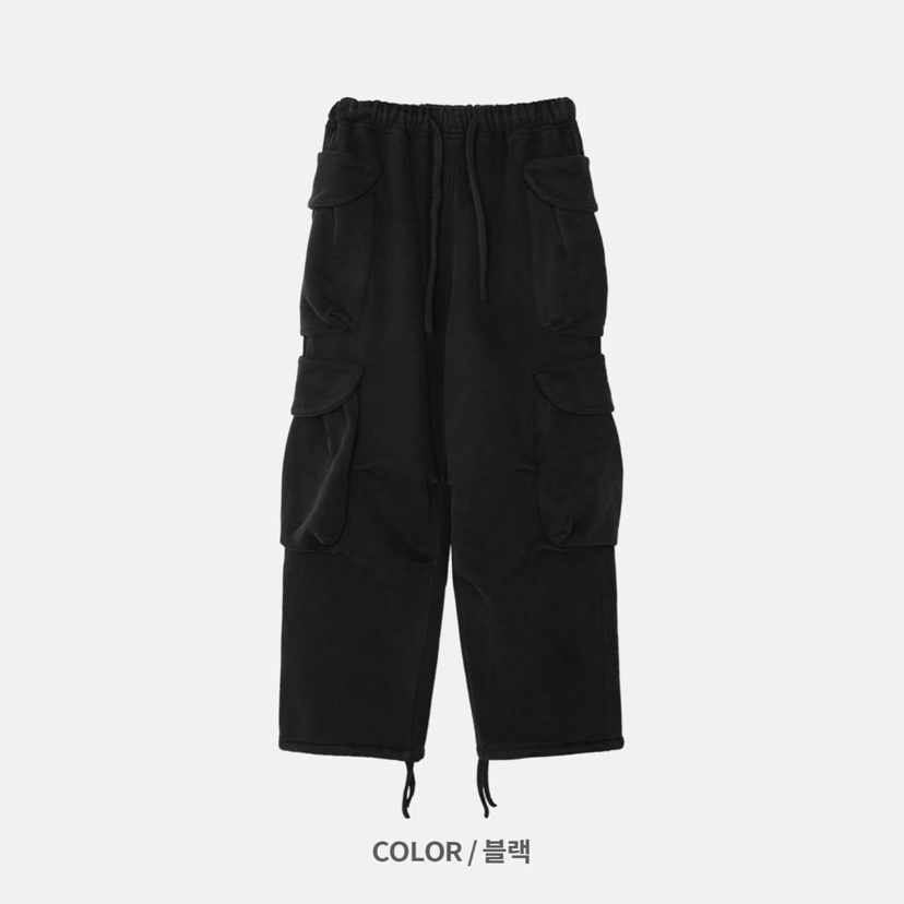 MOSCO韓國直郵女士新款職業休閑時尚推薦休閑褲男女同款口袋MOSCO休閑褲圖色3