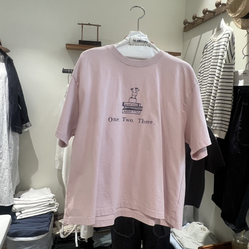 LE JARDINET韓國直郵實拍女裝新品人氣休閑時尚26春夏T恤LE JARDINETT恤圖色3