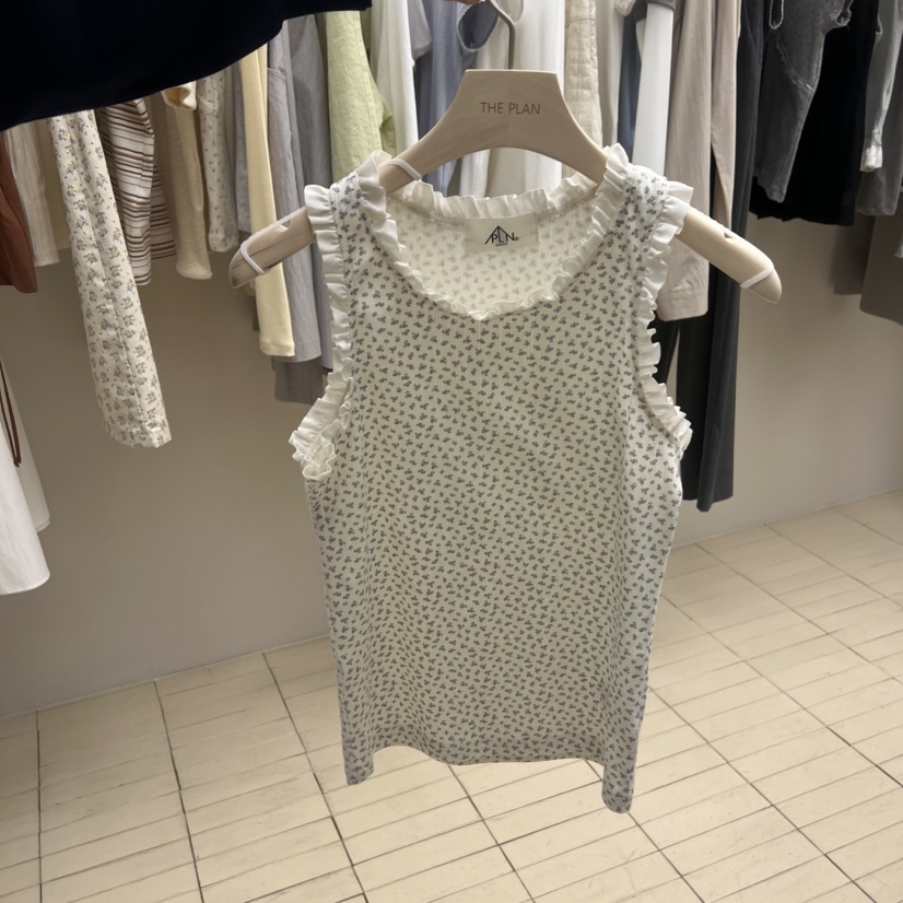 THEPLAN韓國東大門代購女裝新款熱賣時尚休閑26春夏吊帶背心THE PLAN吊帶/背心圖色1