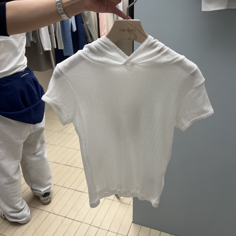 THEPLAN韓國直郵實拍女裝新款休閑推薦職業人氣T恤連帽衫THE PLANT恤圖色3