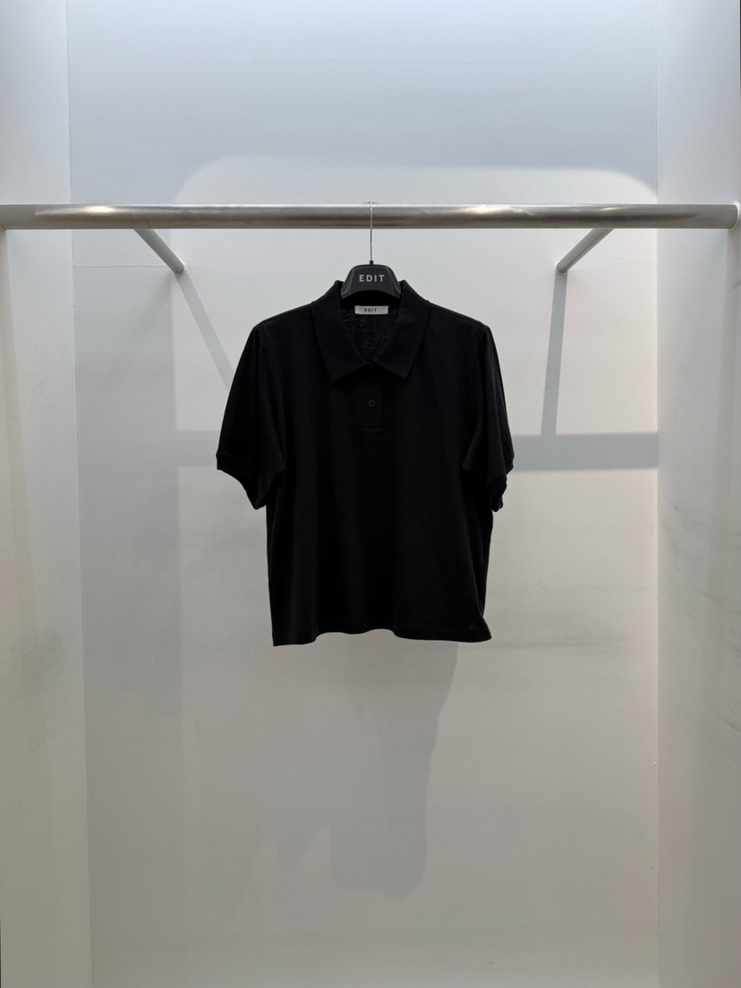 EDIT韓國直郵實拍女士新品人氣推薦26春夏職業時尚熱賣T恤EDITT恤圖色5黑色