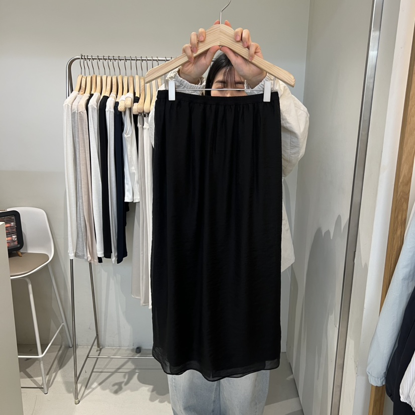 OUTRENE韓國代購女裝新款時尚推薦職業熱賣26春夏半身裙中短裙OUTRENE半身裙/中短裙圖色2