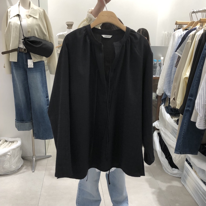 ANN MARGRET韓國直郵女士新款職業襯衫蕾絲衫GRETA.Y襯衫/蕾絲衫圖色3