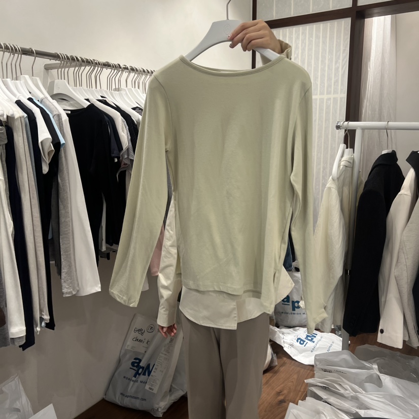 UNDERSTANDING韓國直郵實拍女裝新款休閑26春夏時尚長袖T恤UNDERSTANDING長袖T恤圖色3