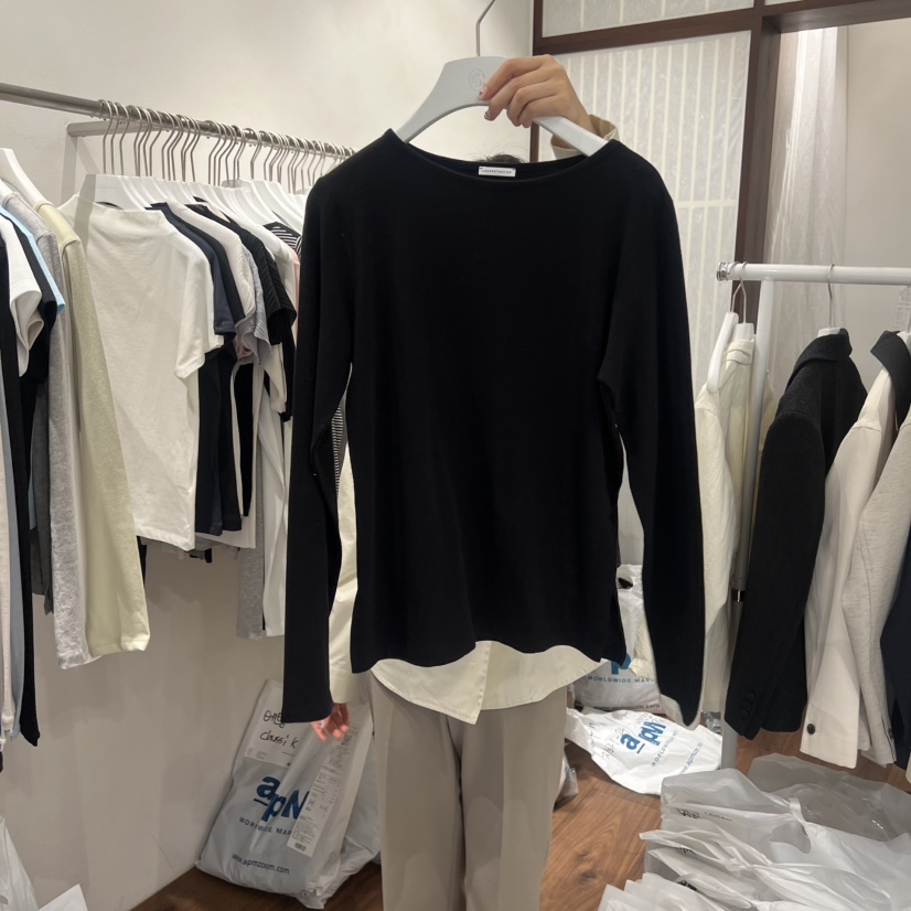 UNDERSTANDING韓國直郵實拍女裝新款休閑26春夏時尚長袖T恤UNDERSTANDING長袖T恤圖色4