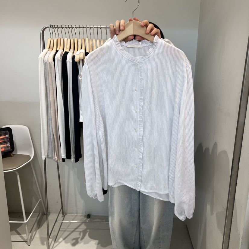 OUTRENE韓國代購女士新品26春夏推薦休閑職業熱賣襯衫蕾絲衫OUTRENE襯衫/蕾絲衫圖色1