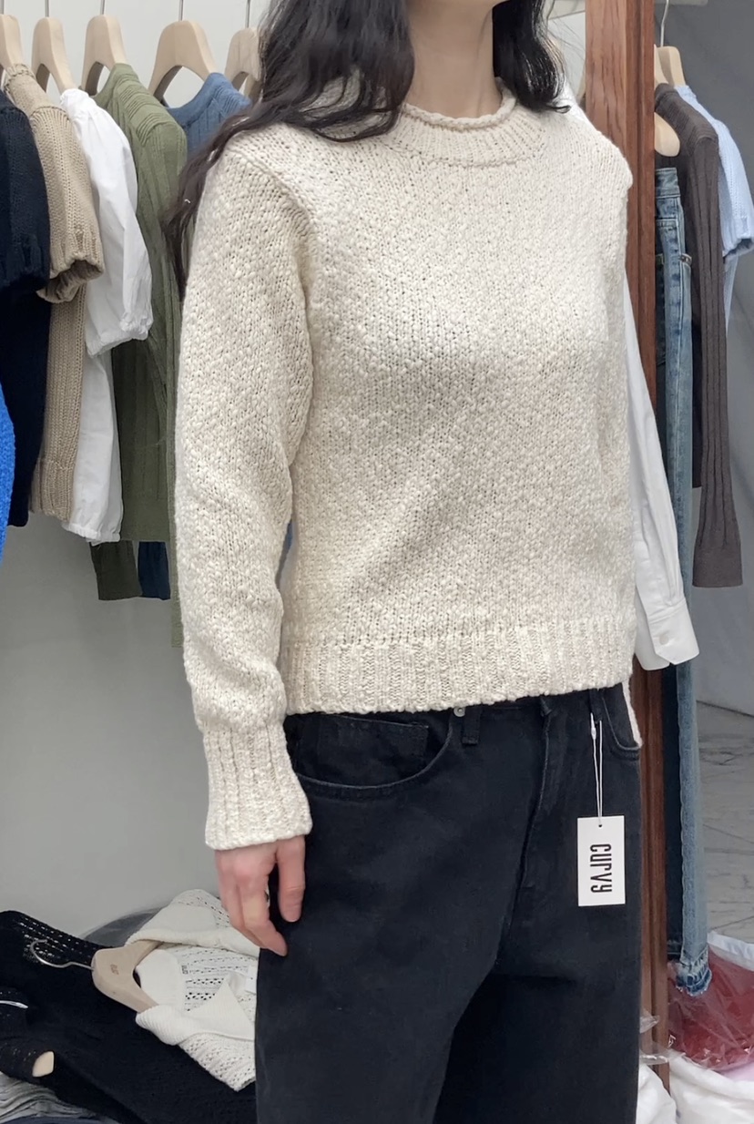 CURVY東大門實拍女裝新品熱賣休閑時尚推薦真品針織衫高領棉CURVY針織衫圖色1