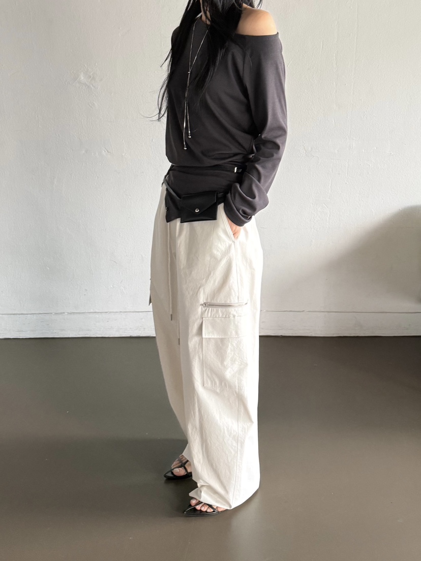 TAUPE韓國直郵實拍女裝新品26春夏時尚熱賣職業休閑褲拉鏈TAUPE休閑褲