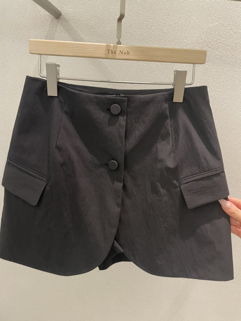 NOB韓國直郵女裝新品26春夏時尚推薦人氣職業熱賣短裙雙層NOB短裙圖色3