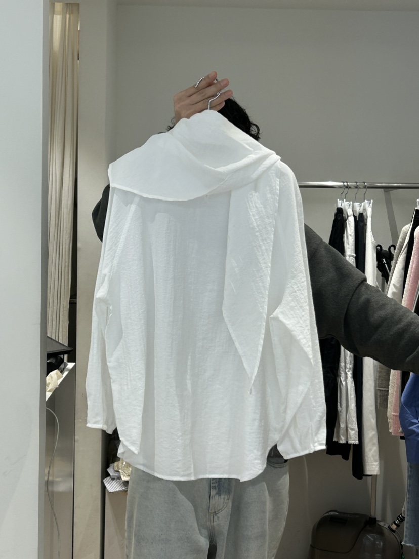 ARKIE/TAF韓國直郵女士新品時尚職業熱賣襯衫蕾絲衫含圍巾ARKIE/TAF襯衫/蕾絲衫