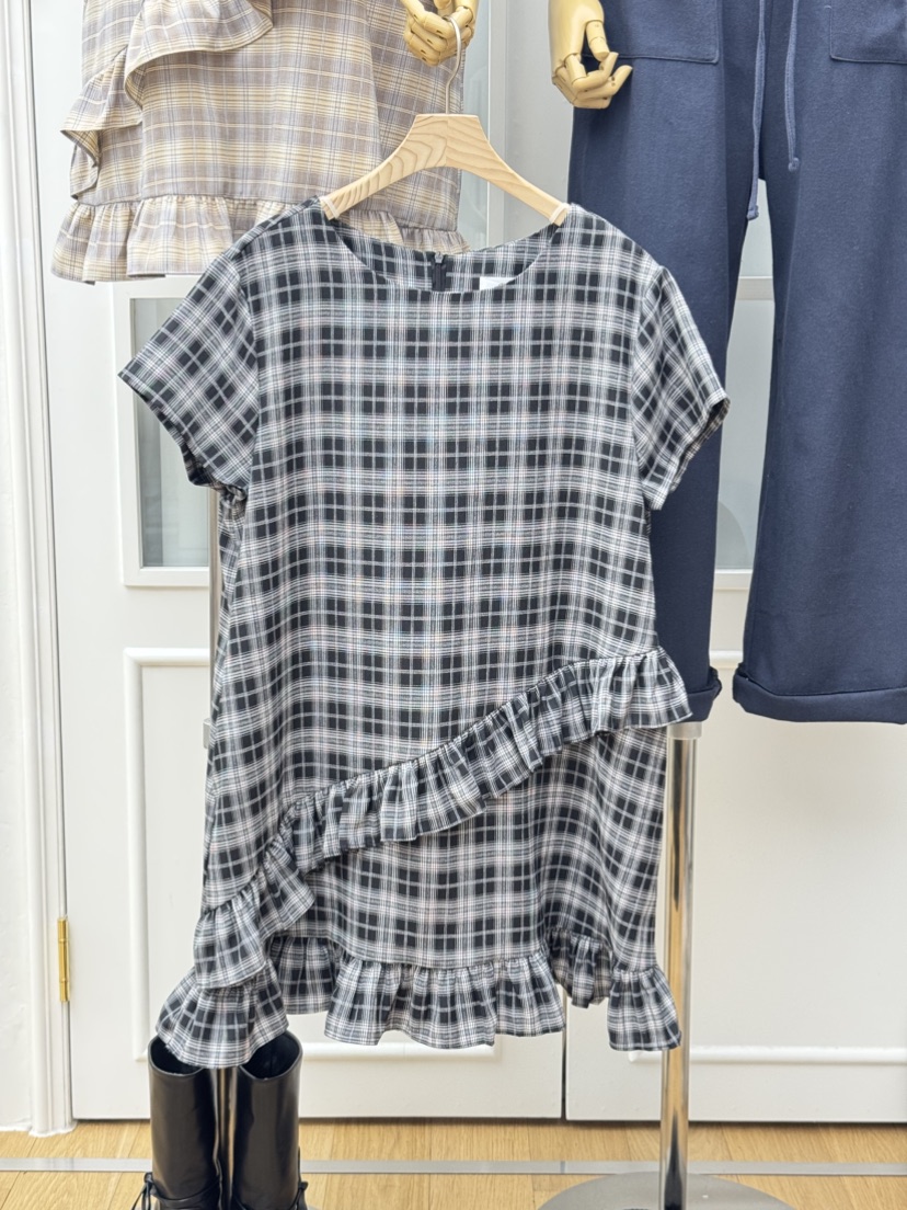 RE:FRESH-L東大門代購女士新品熱賣推薦休閑連衣裙不含披肩RE:FRESH連衣裙圖色2