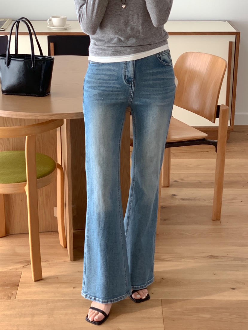 RE:FRESH-L韓國東大門代購女士新品休閑推薦職業人氣牛仔褲RE:FRESH牛仔褲