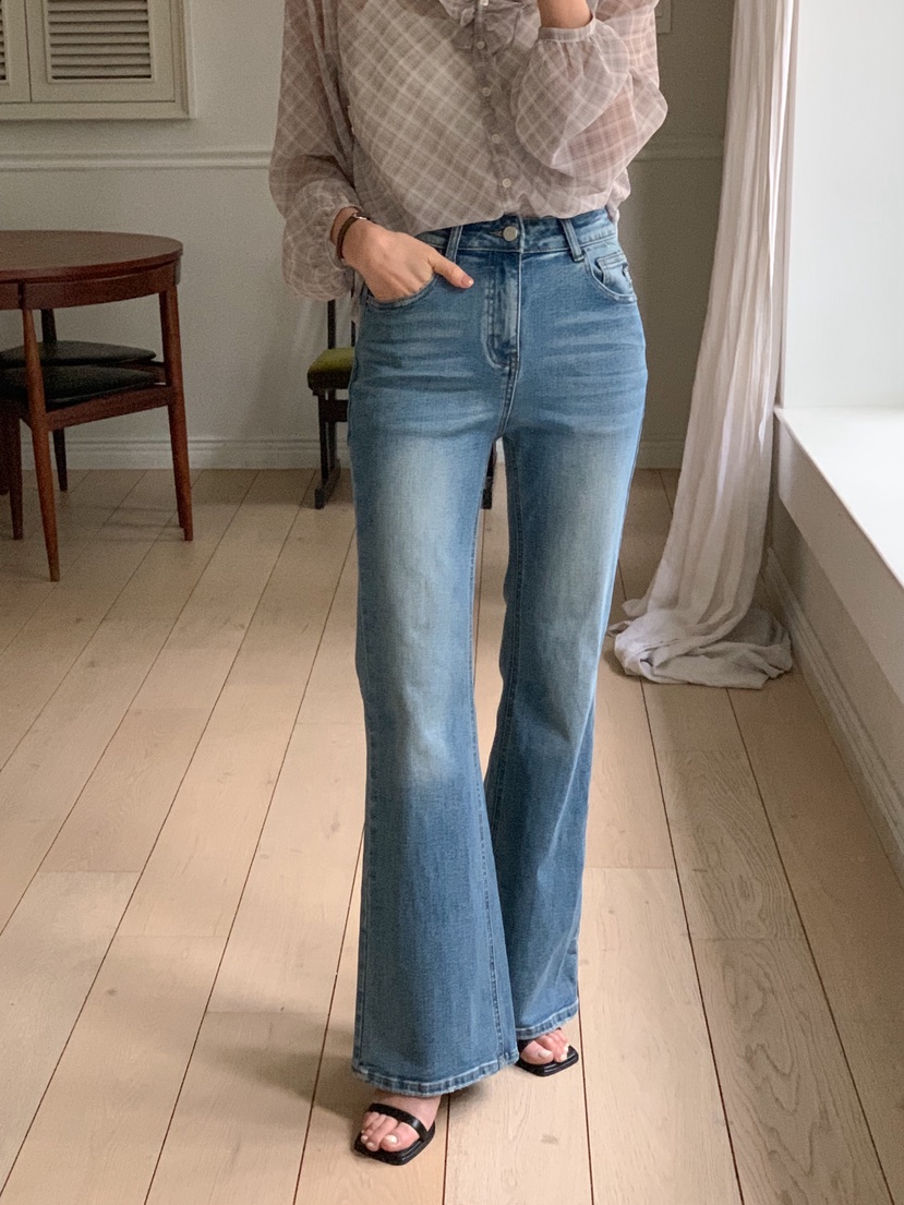 RE:FRESH-L韓國東大門代購女士新品休閑推薦職業人氣牛仔褲RE:FRESH牛仔褲