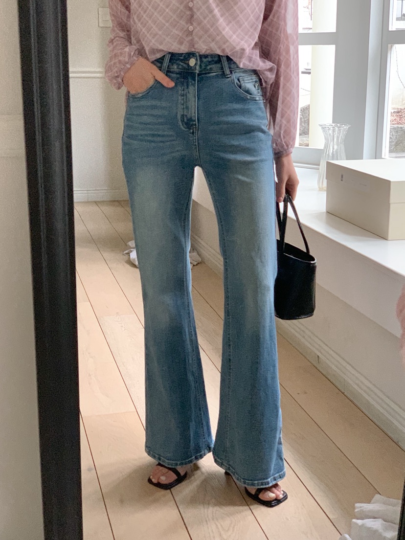 RE:FRESH-L韓國東大門代購女士新品休閑推薦職業人氣牛仔褲RE:FRESH牛仔褲