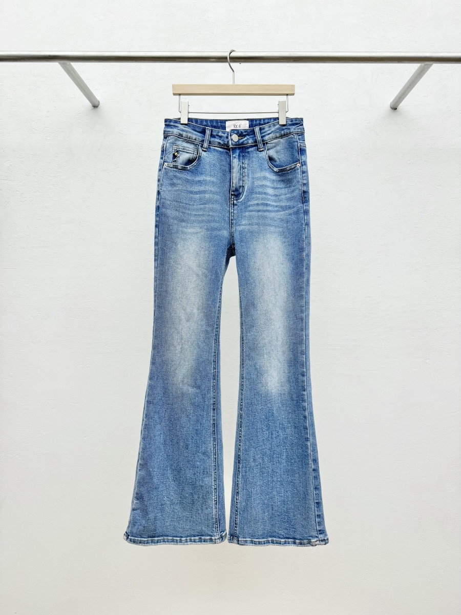 RE:FRESH-L韓國東大門代購女士新品休閑推薦職業人氣牛仔褲RE:FRESH牛仔褲圖色1