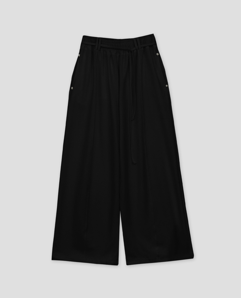 BADCALM韓國代購女裝新品熱賣26春夏推薦休閑休閑褲含腰繩BADCALM休閑褲