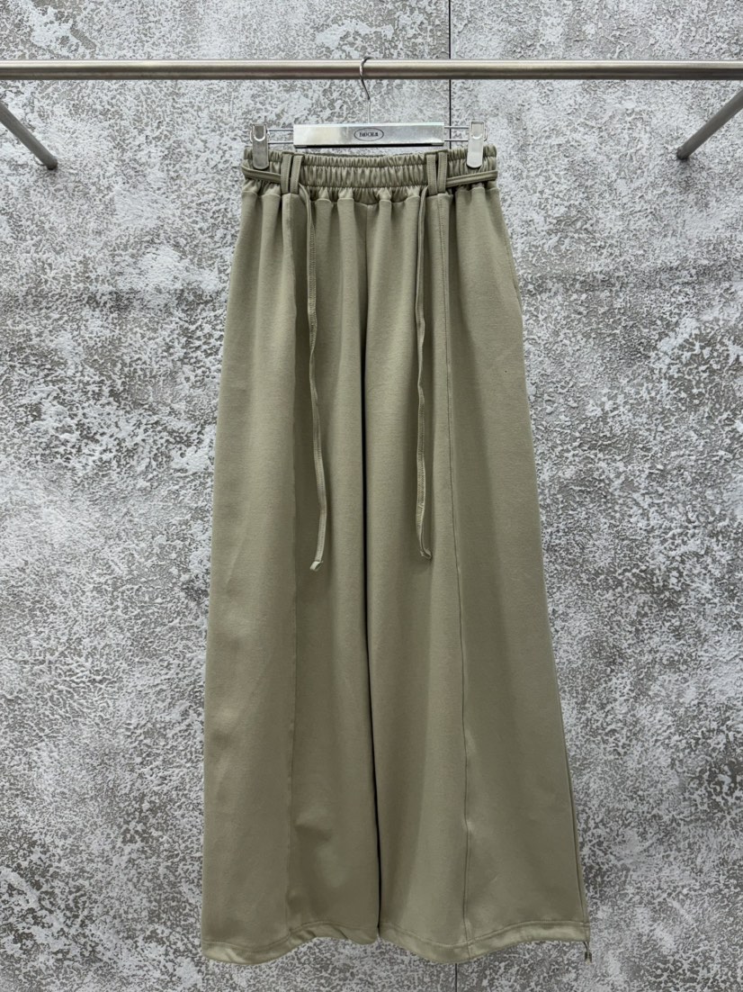 BADCALM韓國代購女裝新品熱賣26春夏推薦休閑休閑褲含腰繩BADCALM休閑褲圖色3