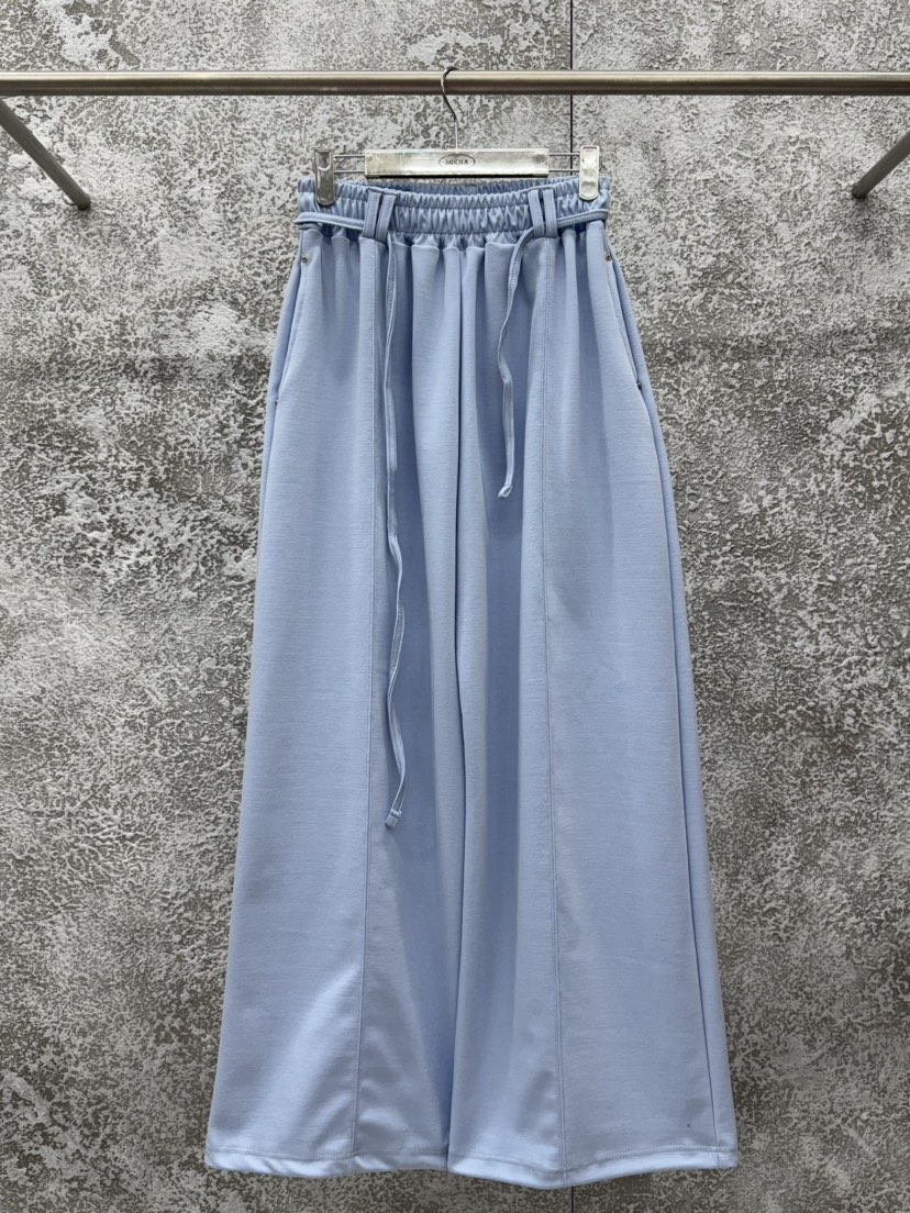 BADCALM韓國代購女裝新品熱賣26春夏推薦休閑休閑褲含腰繩BADCALM休閑褲圖色4