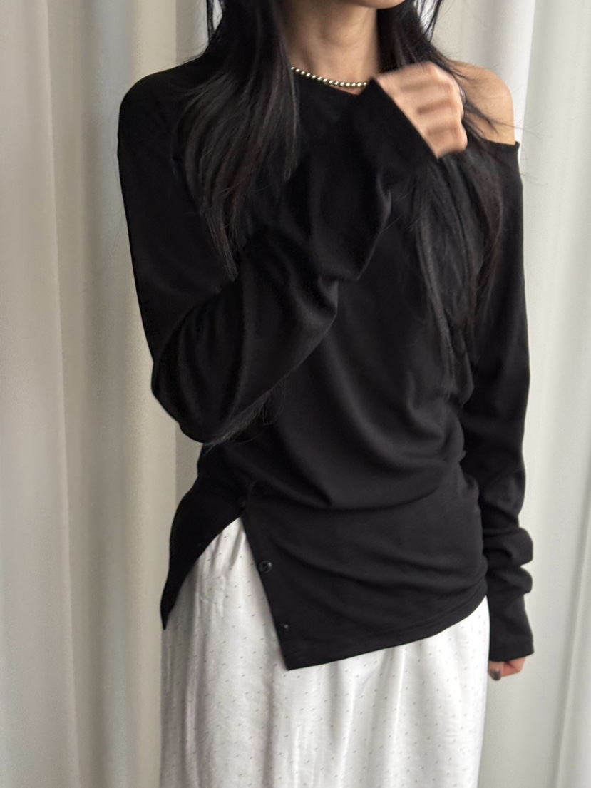 TAUPE韓國東大門代購女裝新款休閑職業26春夏時尚長袖T恤TAUPE長袖T恤