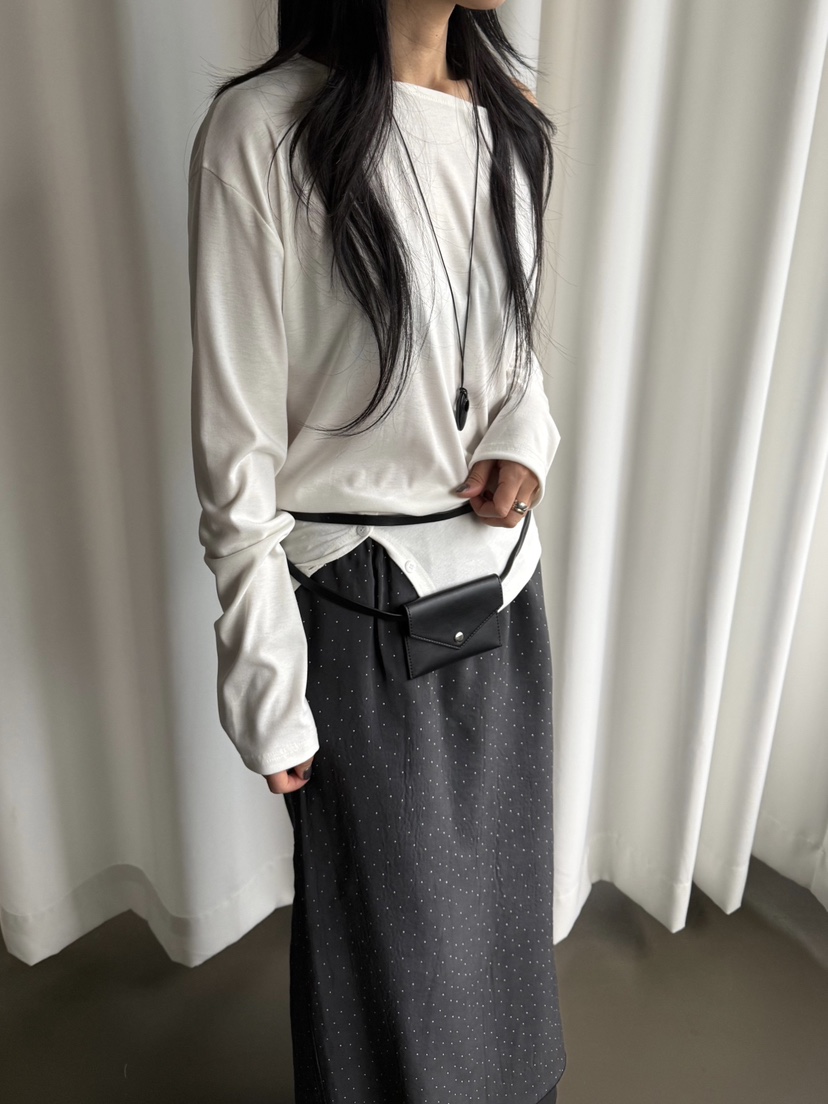 TAUPE韓國東大門代購女裝新款休閑職業26春夏時尚長袖T恤TAUPE長袖T恤