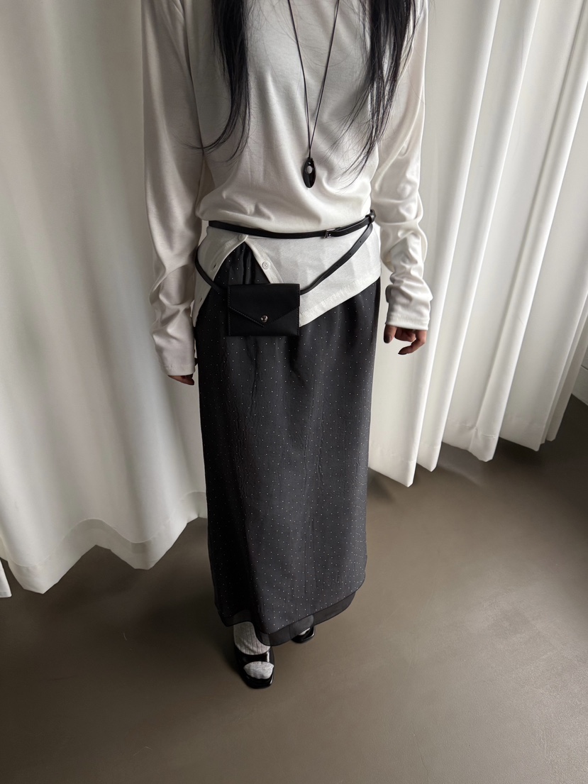 TAUPE韓國東大門代購女裝新款休閑職業26春夏時尚長袖T恤TAUPE長袖T恤