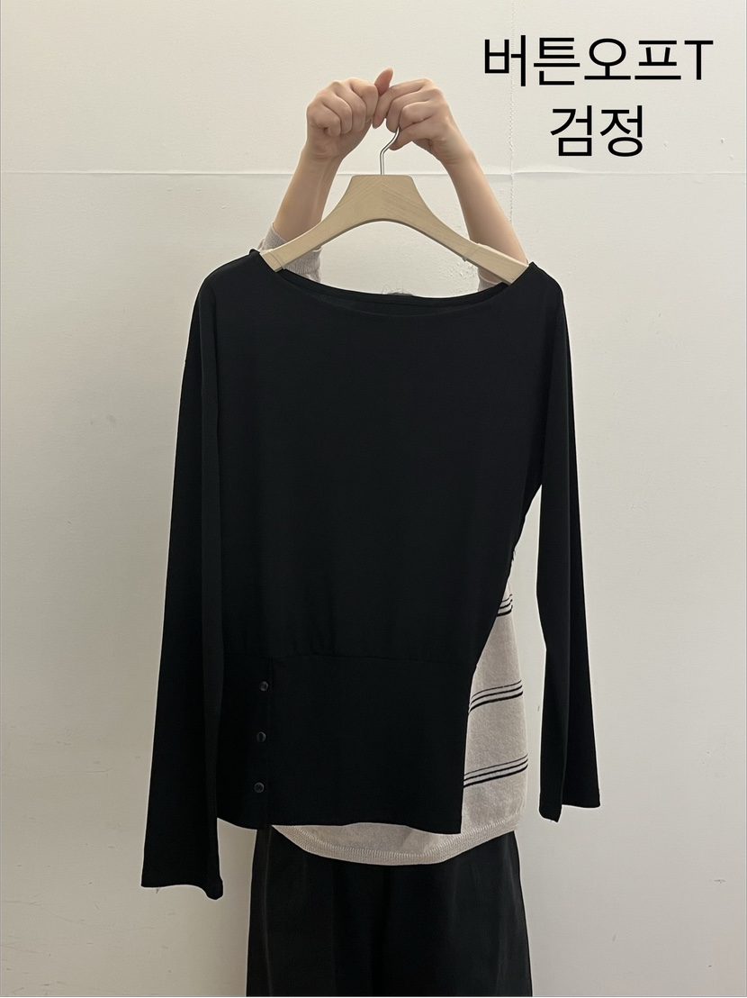 TAUPE韓國東大門代購女裝新款休閑職業26春夏時尚長袖T恤TAUPE長袖T恤圖色3黑色