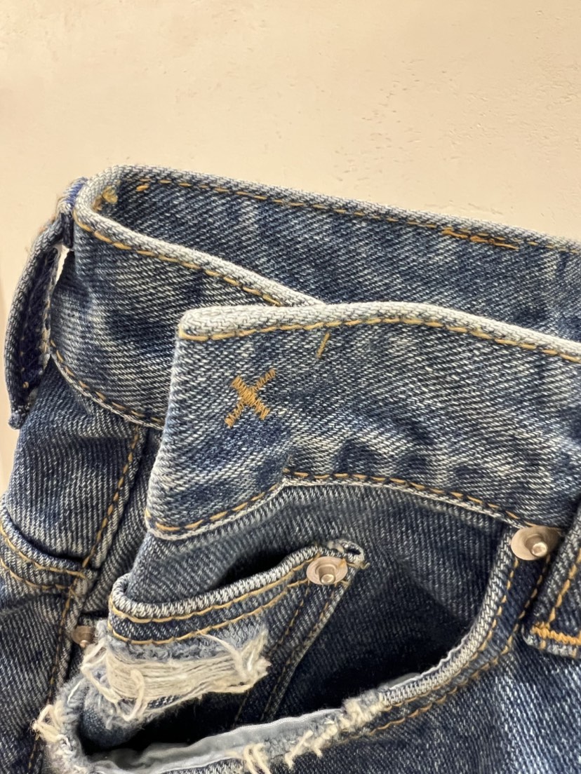 SHIRRING韓國東大門代購女裝新品推薦職業熱賣牛仔褲絎縫SHIRRING牛仔褲