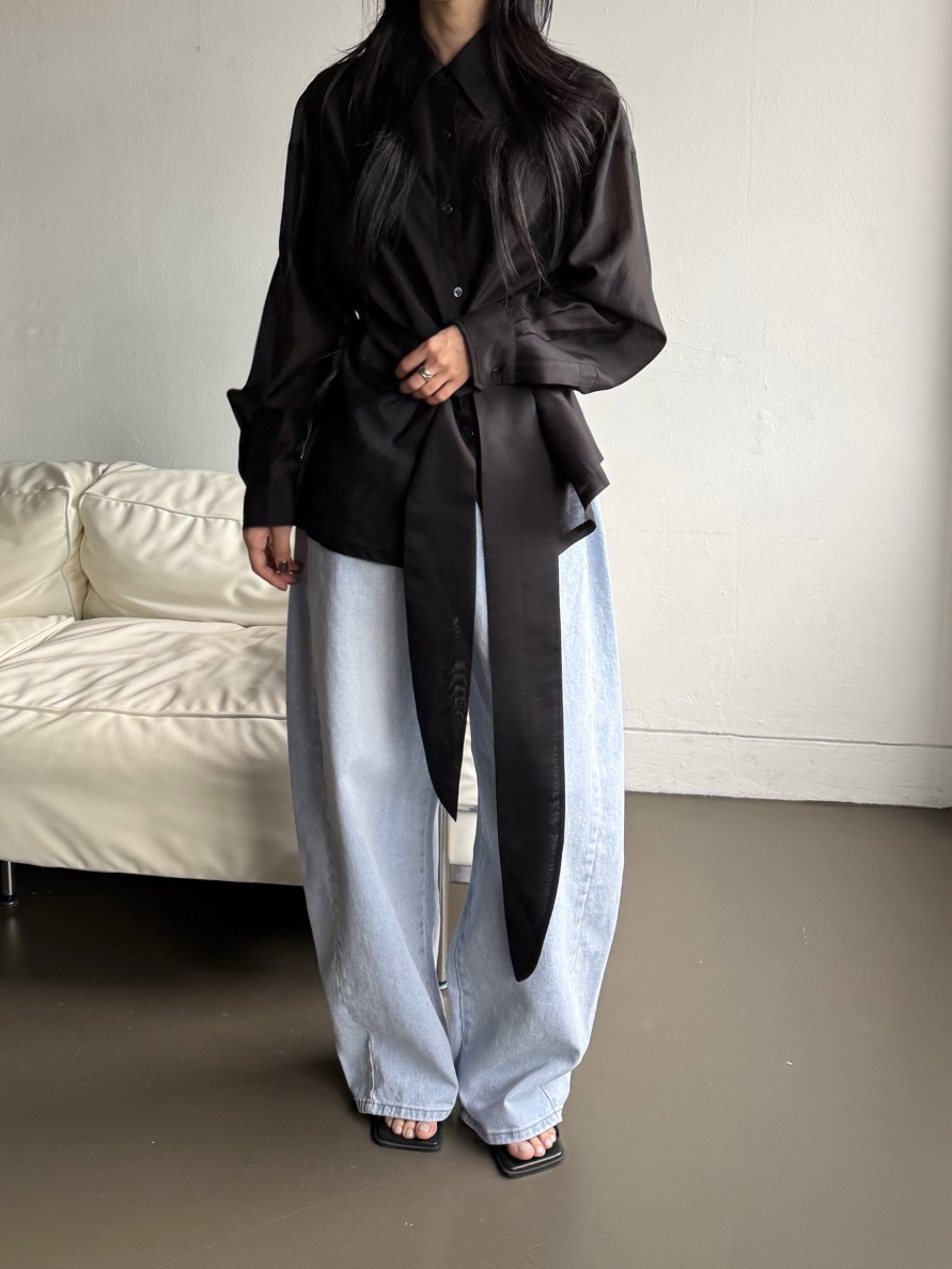 TAUPE韓國直郵女裝新品休閑人氣真品26春夏熱賣襯衫蕾絲衫TAUPE襯衫/蕾絲衫