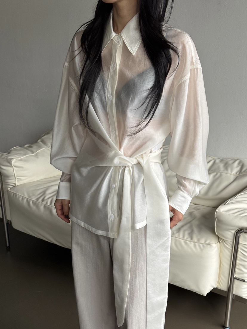 TAUPE韓國直郵女裝新品休閑人氣真品26春夏熱賣襯衫蕾絲衫TAUPE襯衫/蕾絲衫