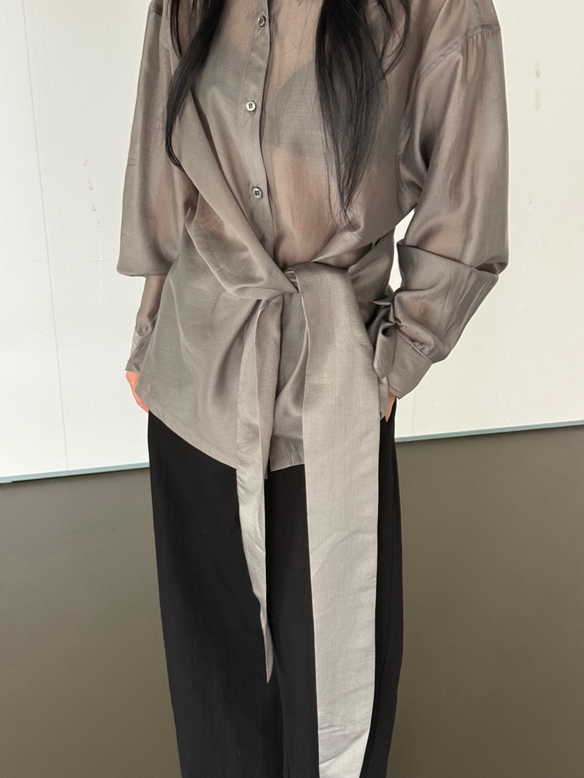 TAUPE韓國直郵女裝新品休閑人氣真品26春夏熱賣襯衫蕾絲衫TAUPE襯衫/蕾絲衫