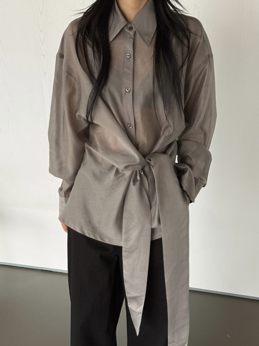 TAUPE韓國直郵女裝新品休閑人氣真品26春夏熱賣襯衫蕾絲衫TAUPE襯衫/蕾絲衫