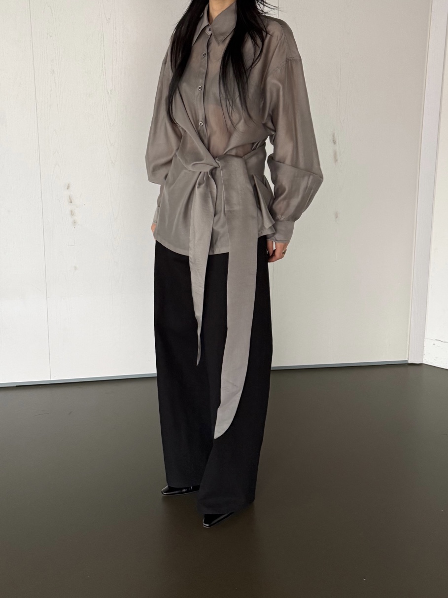 TAUPE韓國直郵女裝新品休閑人氣真品26春夏熱賣襯衫蕾絲衫TAUPE襯衫/蕾絲衫