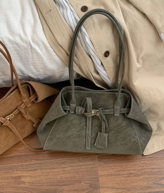 POSH BLUE韓國東大門代購女裝新款推薦單肩斜跨包腰帶麂皮長款POSH BLUE單肩/斜跨包