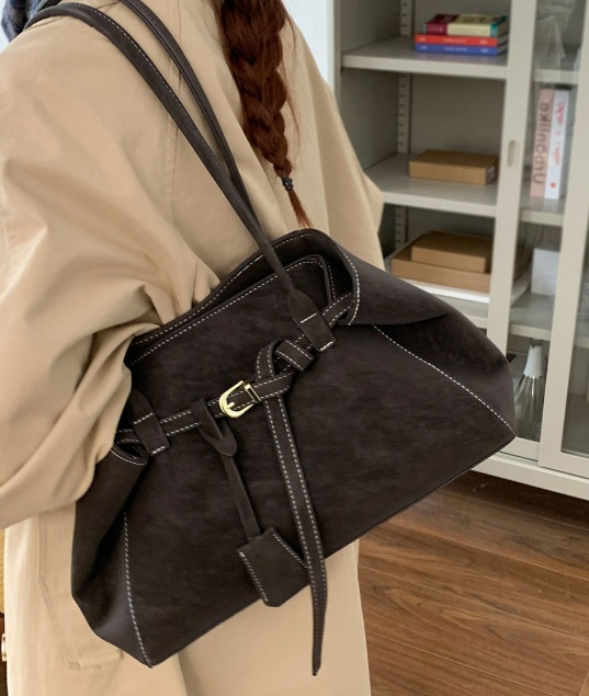 POSH BLUE韓國東大門代購女裝新款推薦單肩斜跨包腰帶麂皮長款POSH BLUE單肩/斜跨包