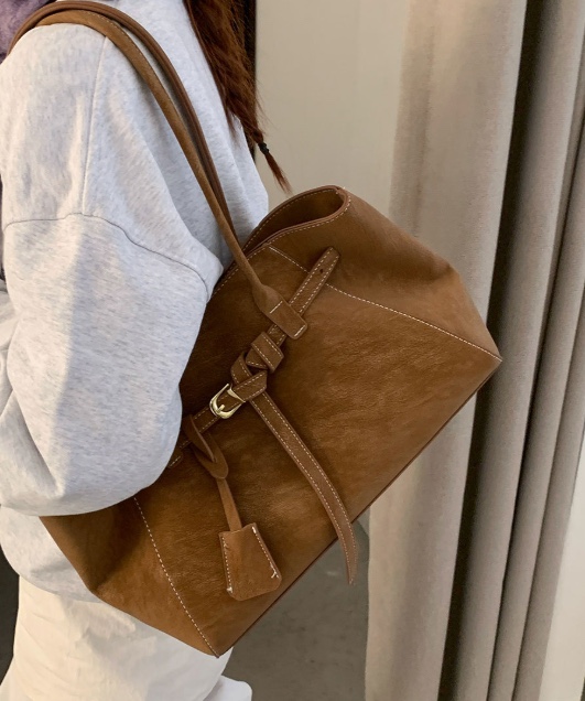 POSH BLUE韓國東大門代購女裝新款推薦單肩斜跨包腰帶麂皮長款POSH BLUE單肩/斜跨包圖色2