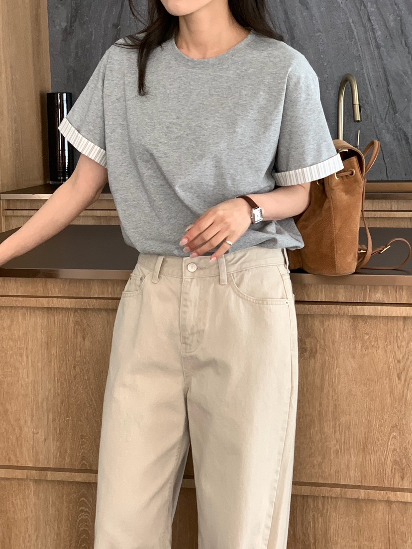 BLEECKER東大門實拍女裝新款熱賣休閑推薦人氣職業26春夏T恤BLEECKERT恤