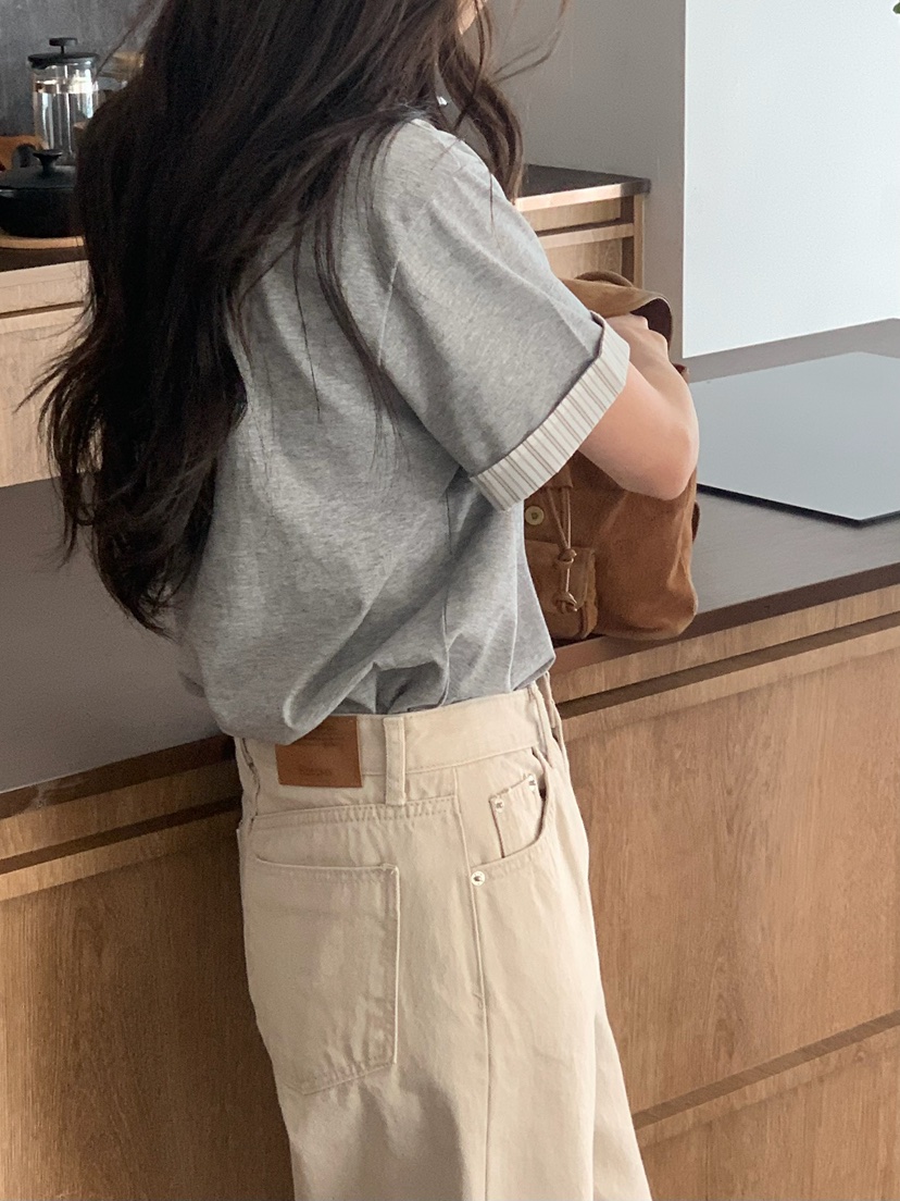 BLEECKER東大門實拍女裝新款熱賣休閑推薦人氣職業26春夏T恤BLEECKERT恤