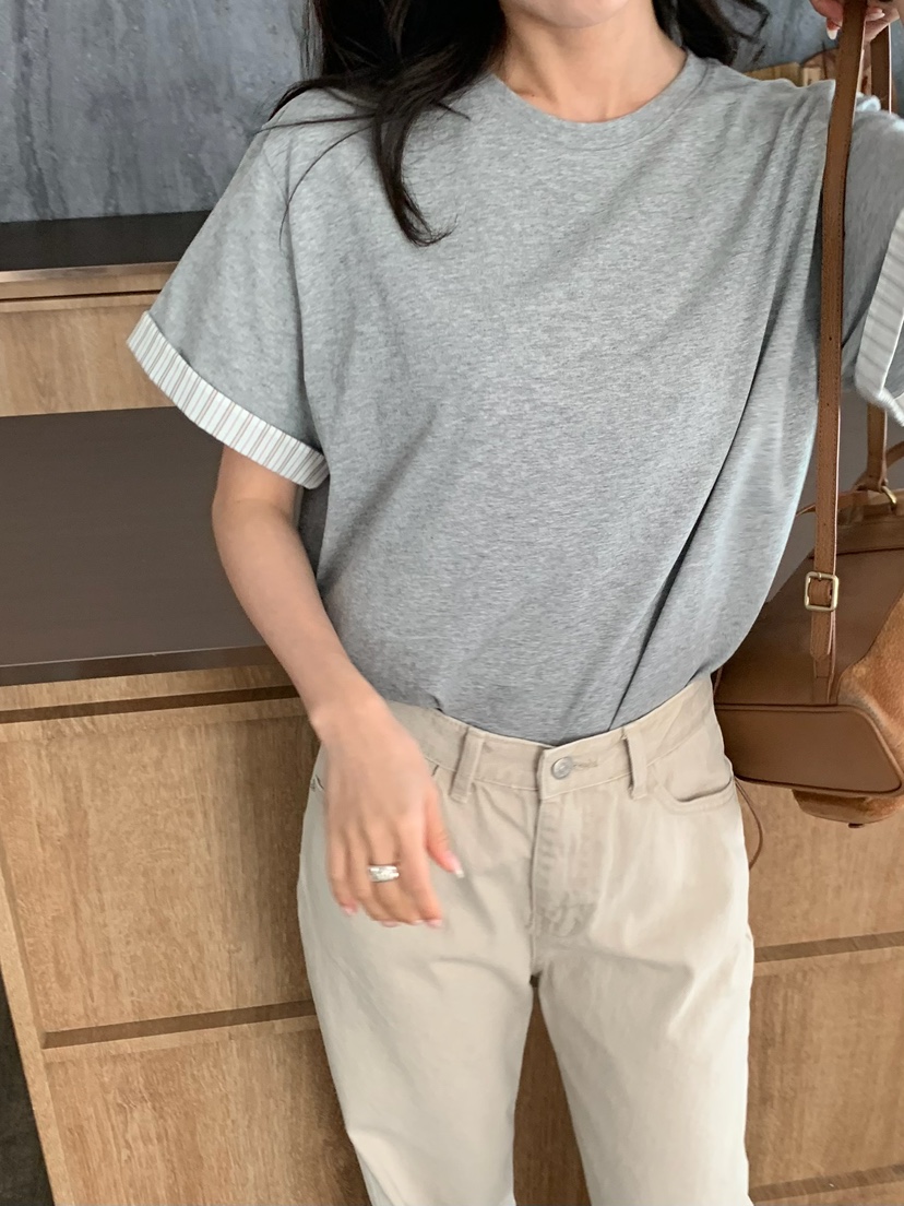 BLEECKER東大門實拍女裝新款熱賣休閑推薦人氣職業26春夏T恤BLEECKERT恤