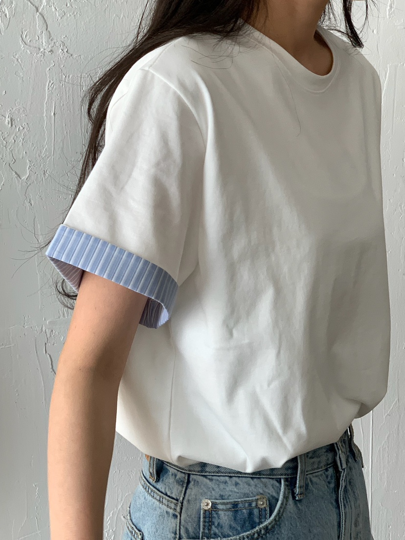 BLEECKER東大門實拍女裝新款熱賣休閑推薦人氣職業26春夏T恤BLEECKERT恤