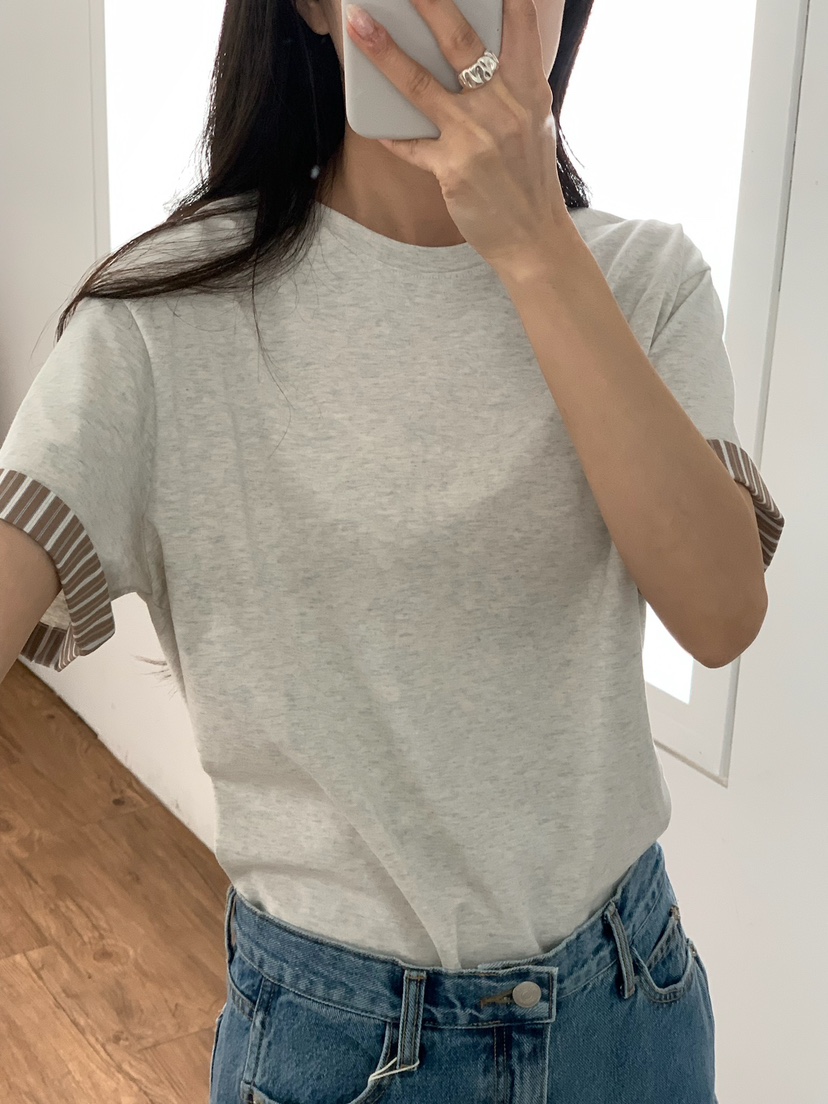 BLEECKER東大門實拍女裝新款熱賣休閑推薦人氣職業26春夏T恤BLEECKERT恤