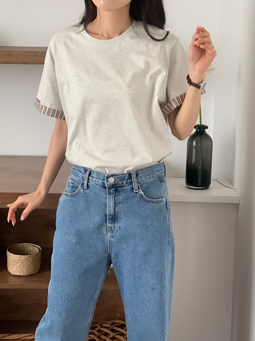 BLEECKER東大門實拍女裝新款熱賣休閑推薦人氣職業26春夏T恤BLEECKERT恤